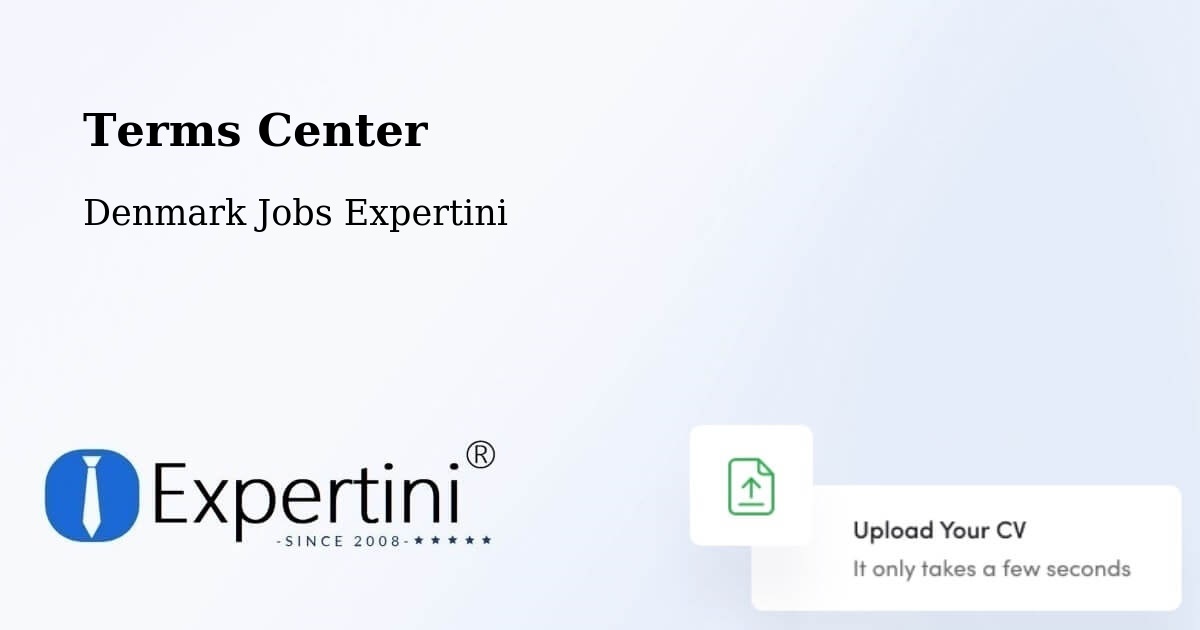 Terms of Service – Skælskør - Denmark Jobs Expertini